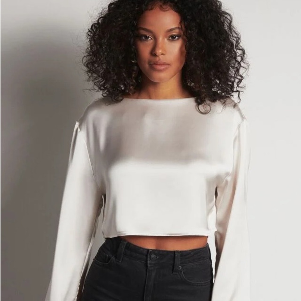 Dynamite Satin Blouse